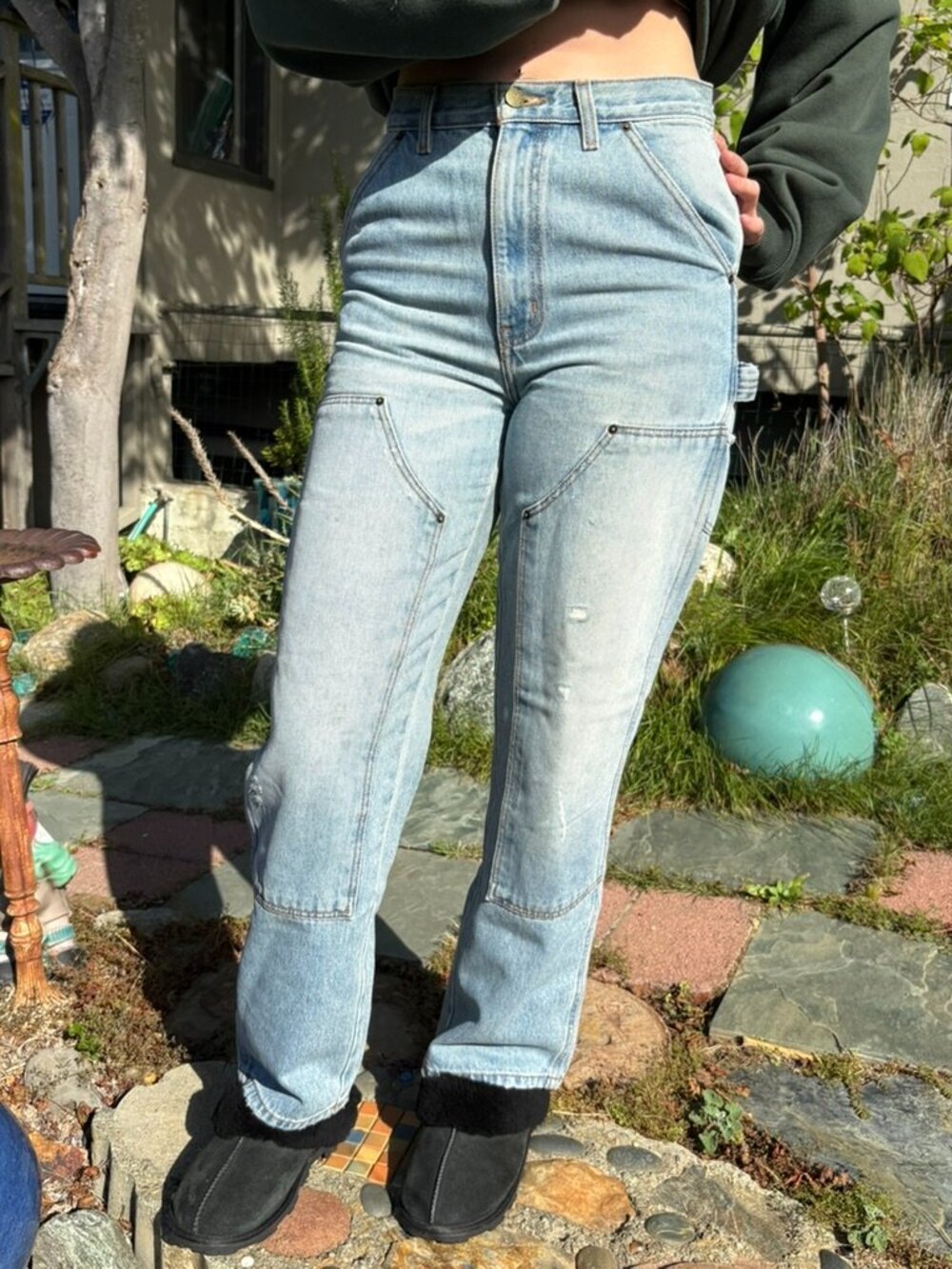 BDG Double Knee High Rise Carpenter Pants